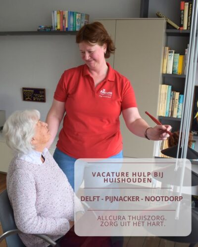 VACATURE HULP BIJ HUISHOUDEN 📌
Bij ons werk je niet alleen met je hoofd, maar vooral met je ❤️!
Zin om écht te weten waar je aan toe bent? Surf naar onze website:
https://allcura.nl/over-ons/vacatures/huishoudelijke-hulp-uren-in-overleg/ 🙌